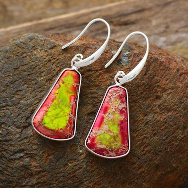 Old Friends Jasper Dangle Earring-Your Soul Place
